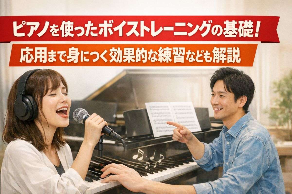 ピアノを使ったボイストレーニングの基礎!応用まで身につく効果的な練習なども解説